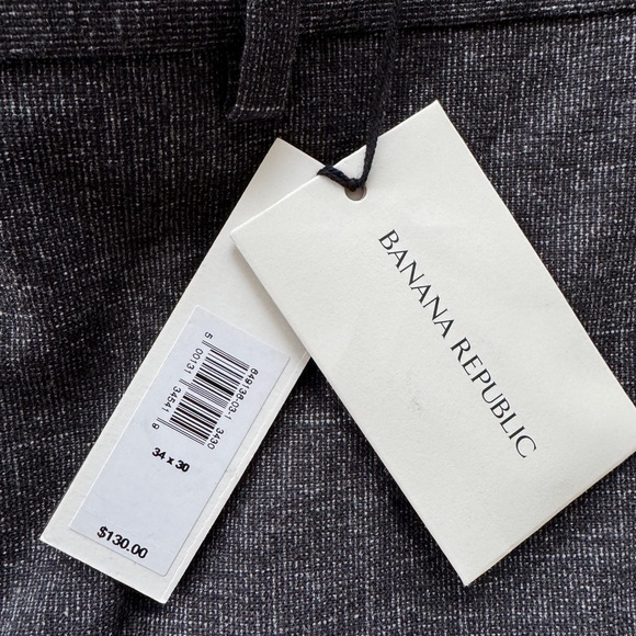 BANANA REPUBLIC SLIM DRESS PANT - TEXTURED- WRINKLE-RESISTANT - Picture 5 of 7